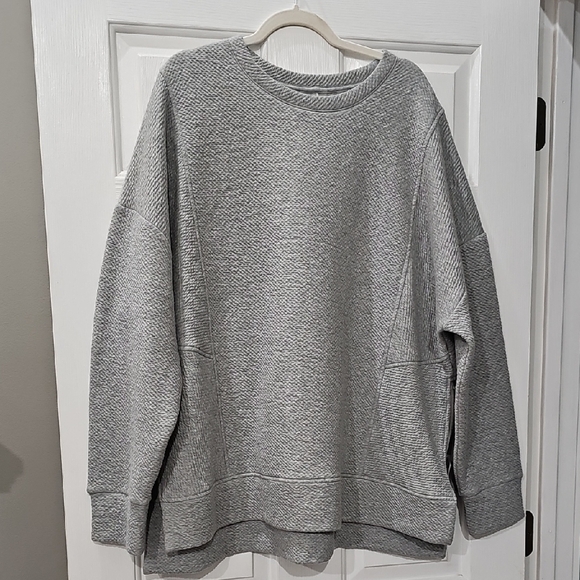 CALIA by Carrie Underwood Tops - Calia Side Zip Tunic - Grey - XXL